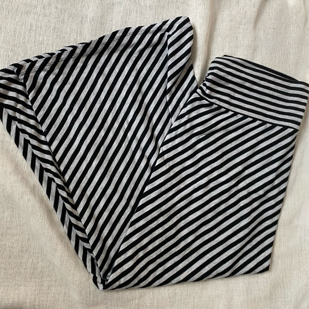 Striped Black and White Maxi Skirt